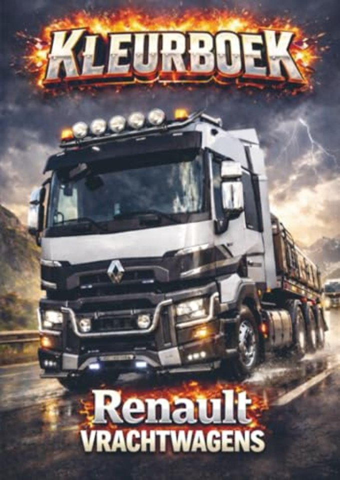 Kleurboek, Renault vrachtwagens.