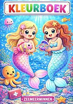 Kleurboek, zeemeerminnen