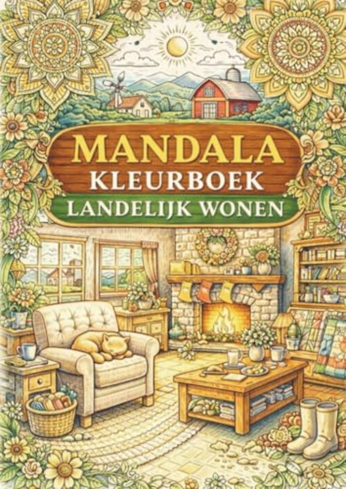 Mandala kleurboek, Landelijk wonen