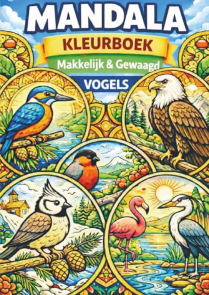 Mandala Kleurboek | Eenvoudig & Krachtvol – Vogels