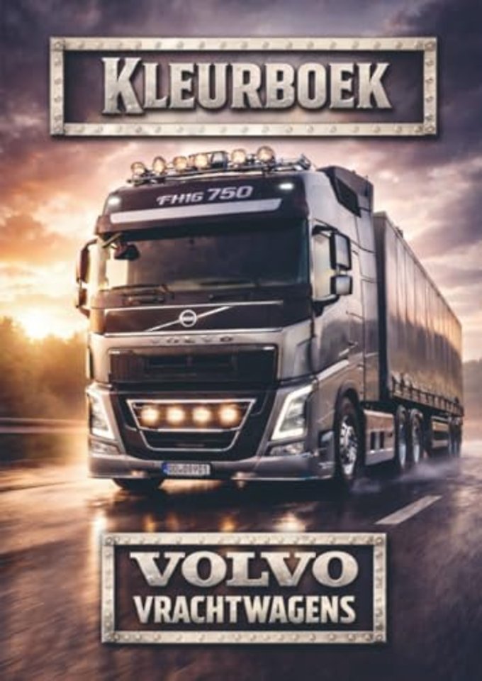 Kleurboek, Volvo vrachtwagens.