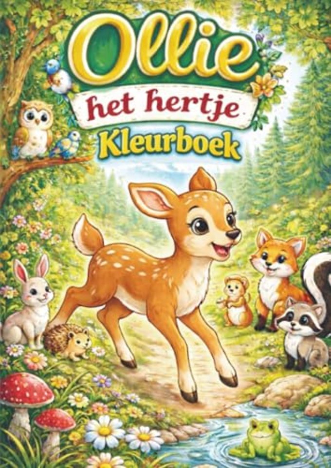 Kleurboek, Ollie het hertje