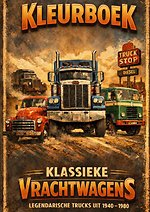 Kleurboek, Klassieke vrachtwagens.