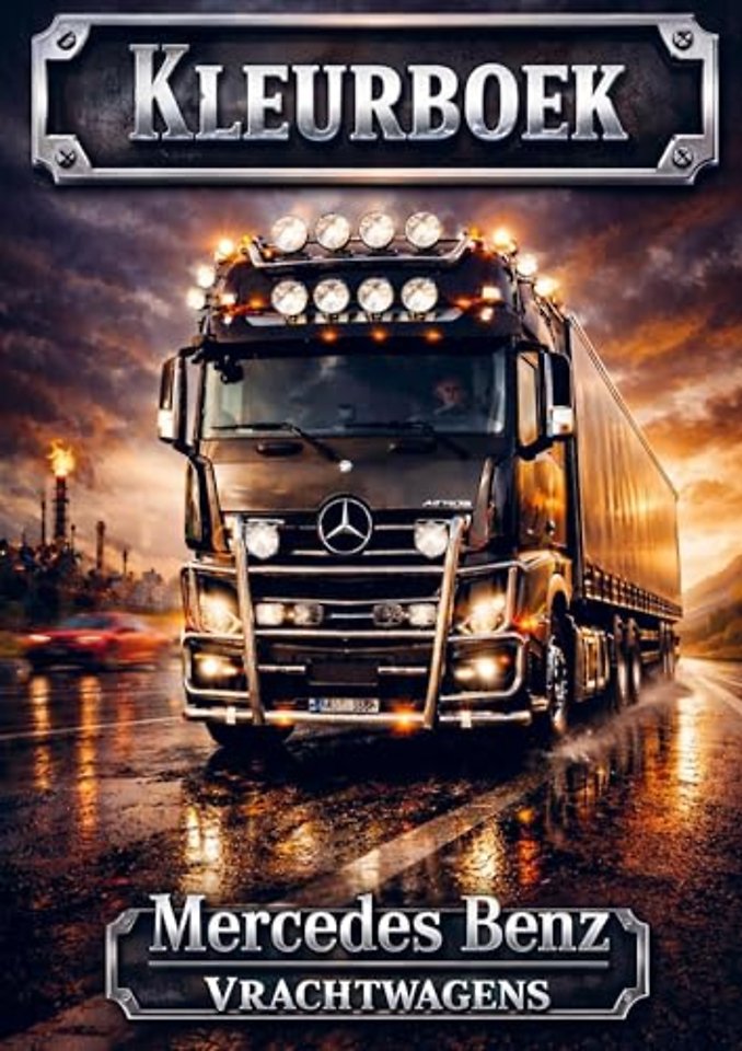 Kleurboek, Mercedes benz Vrachtwagens.