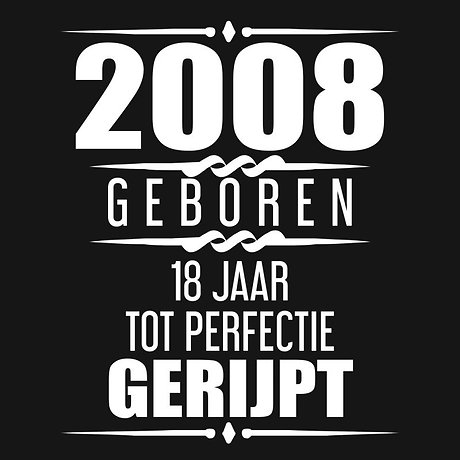 2008 Geboren 18 Jaar Tot Perfectie Gerijpt