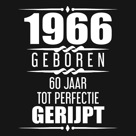 1966 Geboren 60 Jaar Tot Perfectie Gerijpt