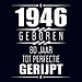 1946 Geboren 80 Jaar Tot Perfectie Gerijpt