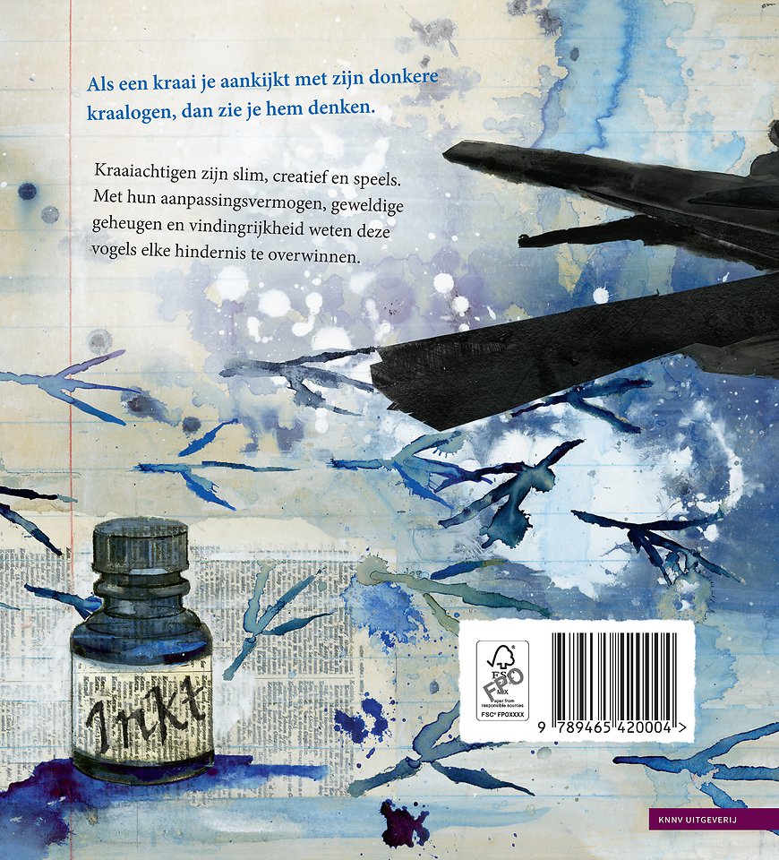 Slimme vogels, die kraaien