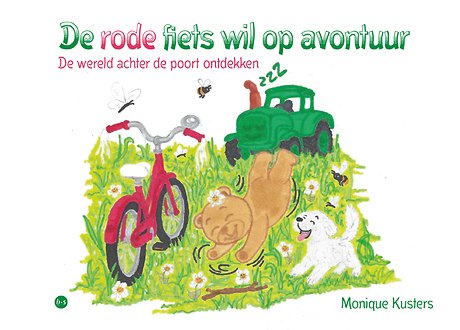 De rode fiets wil op avontuur