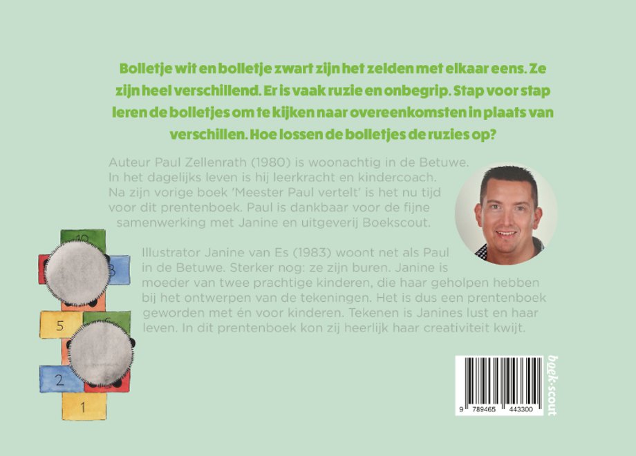 Bolletje wit en bolletje zwart