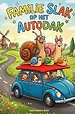 Familie Slak op het Autodak