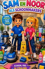 Sam en Noor als schoonmakers