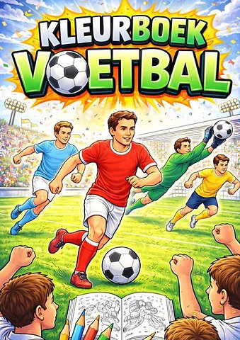 Kleurboek, Voetbal