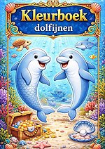 Kleurboek, Dolfijnen.
