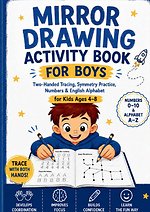 Mirror Drawing Activity Book for Boys