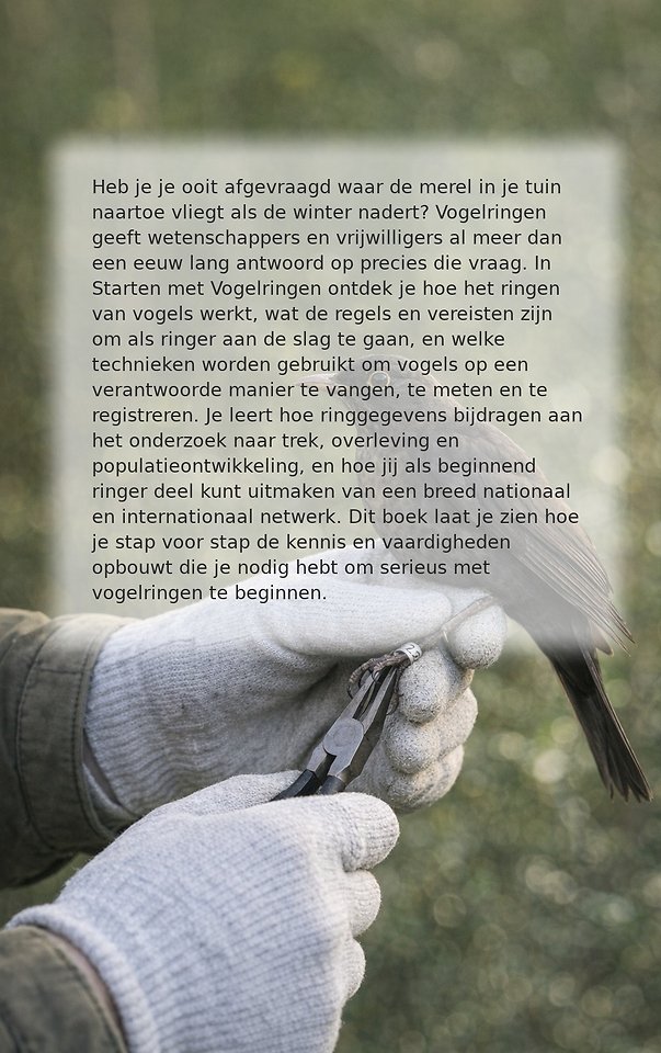 Starten met Vogelringen
