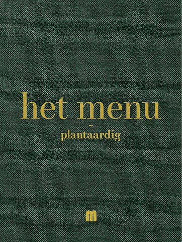 Het menu plantaardig