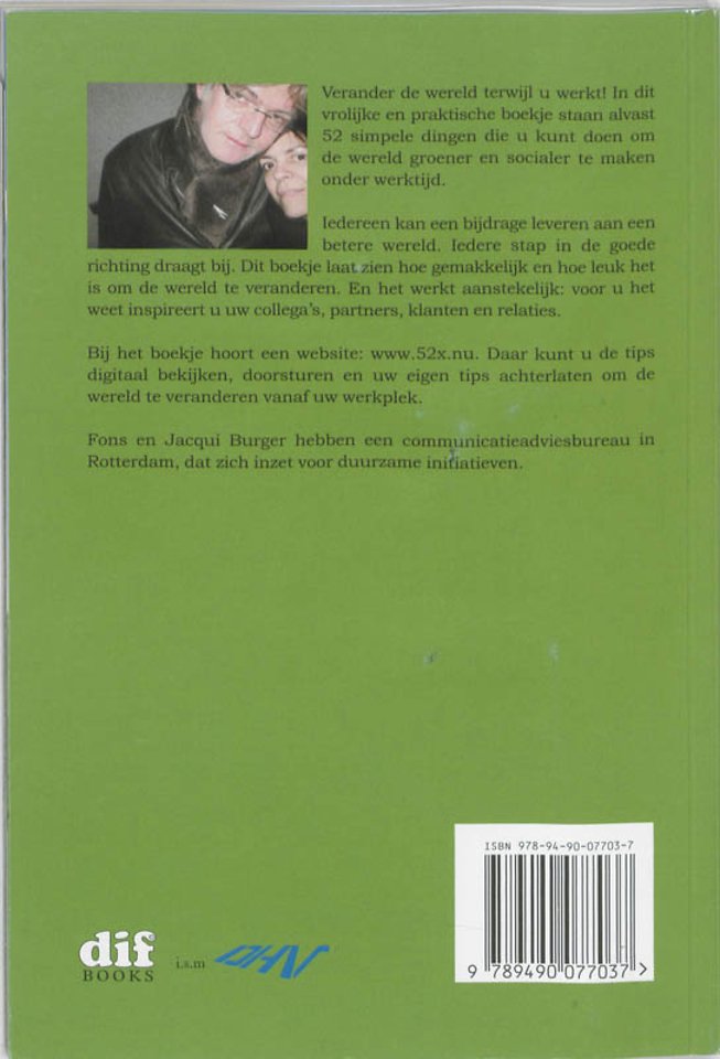 52 simpele manieren om de wereld te veranderen van de werkplek