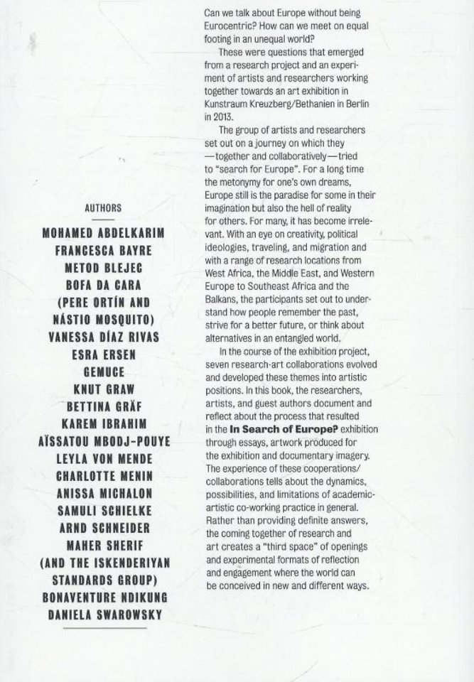 In search of Europe? An experiment