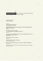Footprint 19 Vol. 10 Spaces of conflict