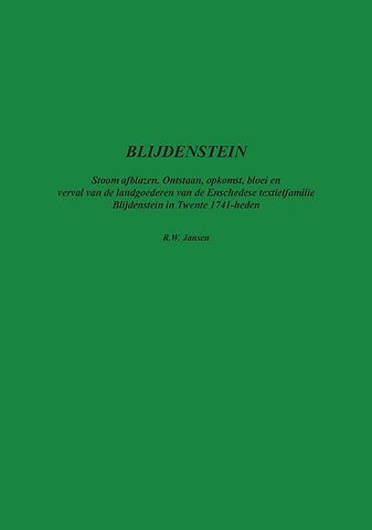 BLIJDENSTEIN Stoom afblazen