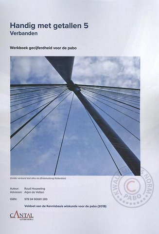 Handig met getallen 5 verbanden gecijferdheid voor de pabo Werkboek