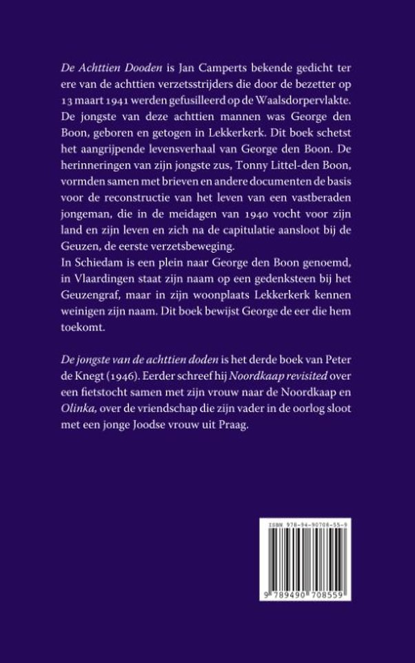 De jongste van de achttien doden