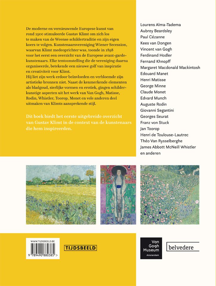 Klimt geïnspireerd door Van Gogh, Rodin, Matisse