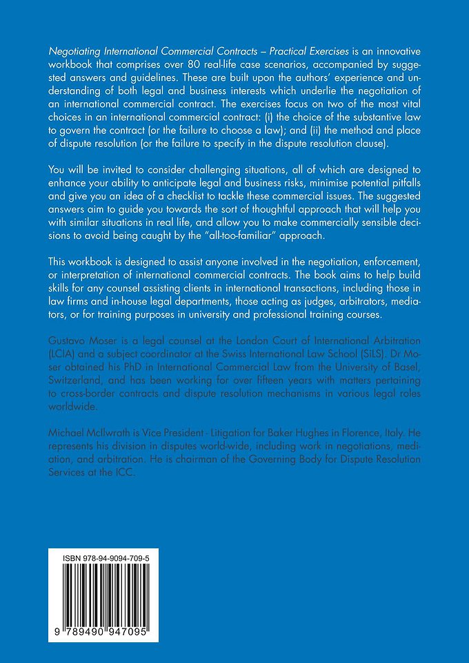 Negotiating International Commercial Contracts: Practical Exercises