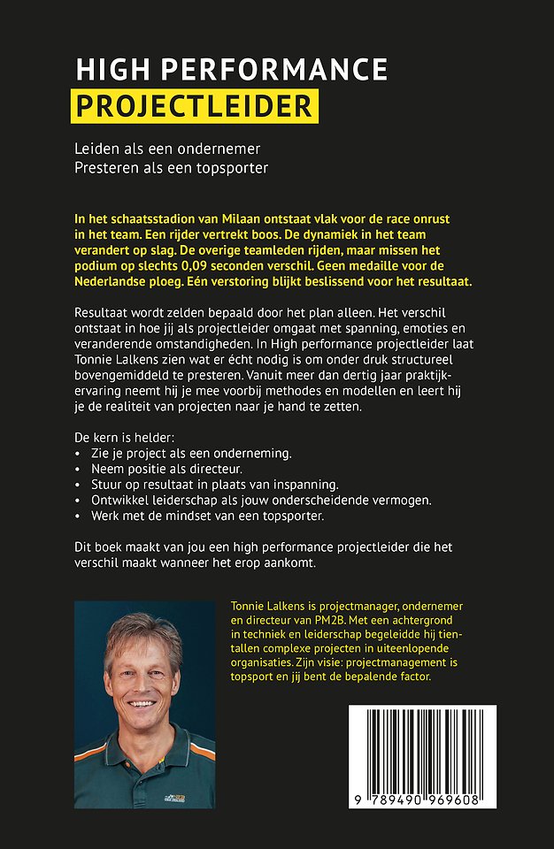High performance projectleider