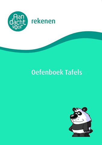 Tafels van Vermenigvuldiging Oefenboek