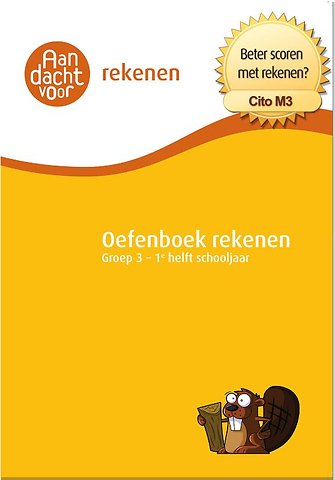 Rekenen groep 3 1e helft Oefenboek