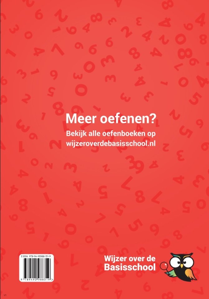 Rekenen groep 3 1e helft Oefenboek