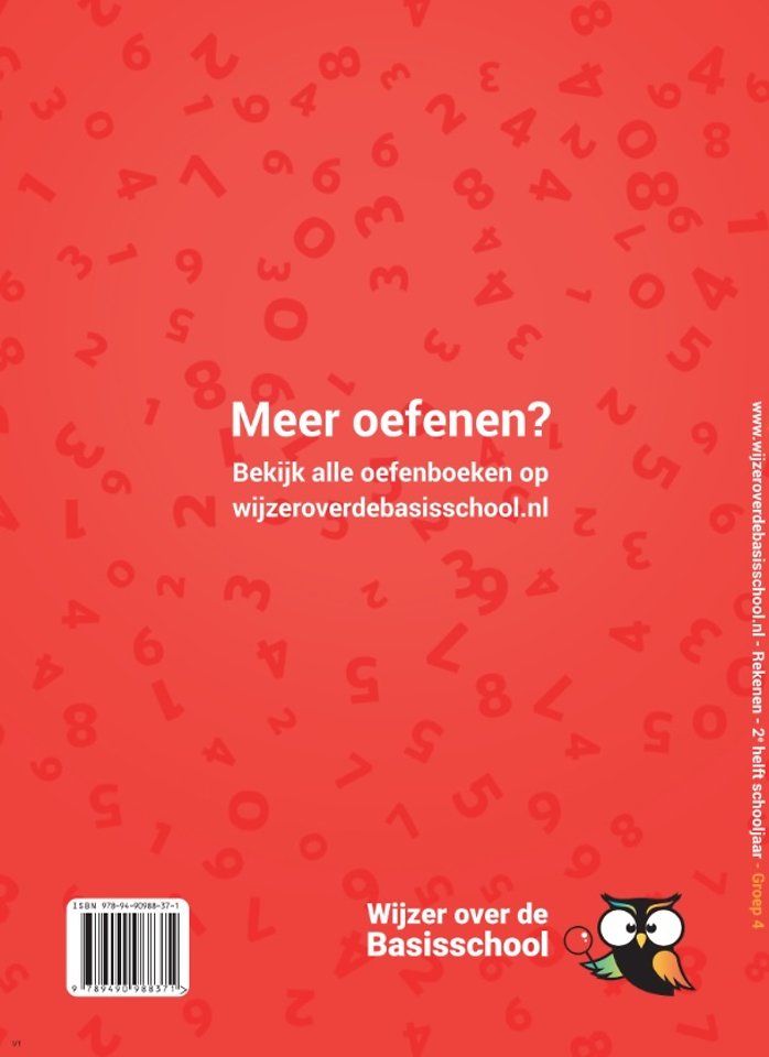 Rekenen groep 4 2e helft schooljaar Oefenboek