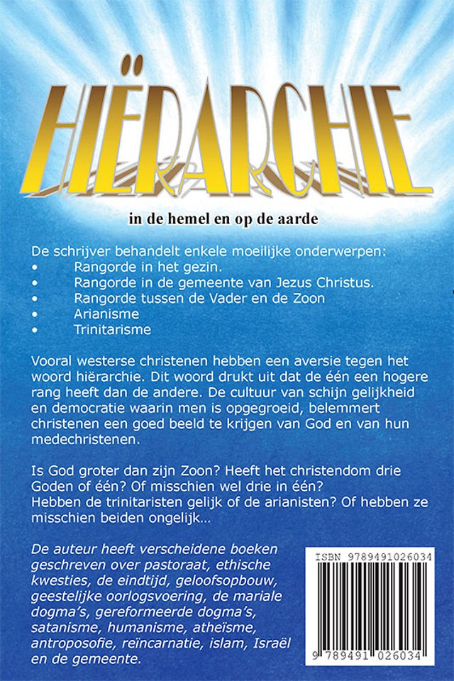 Hiërarchie in de hemel en op de aarde