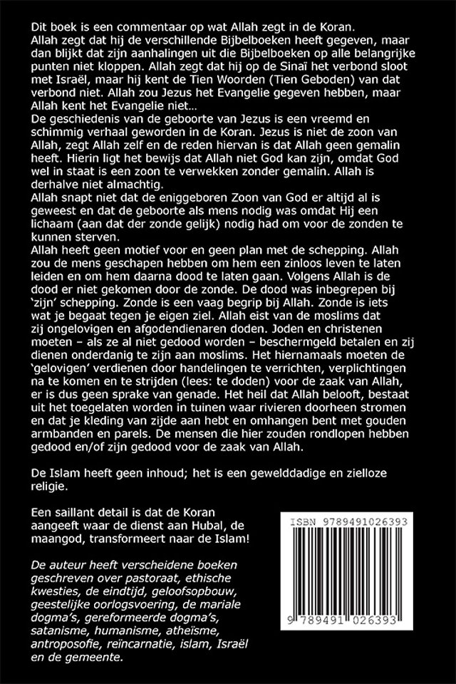 Allah, de beste der scheppers