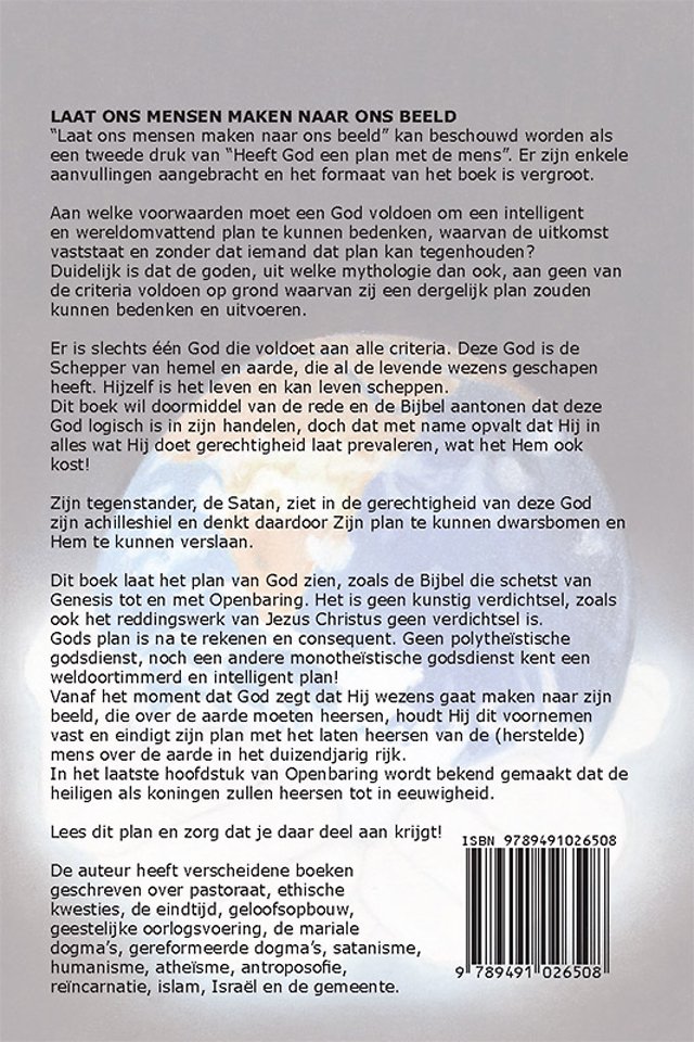 Laat ons mensen maken naar ons beeld