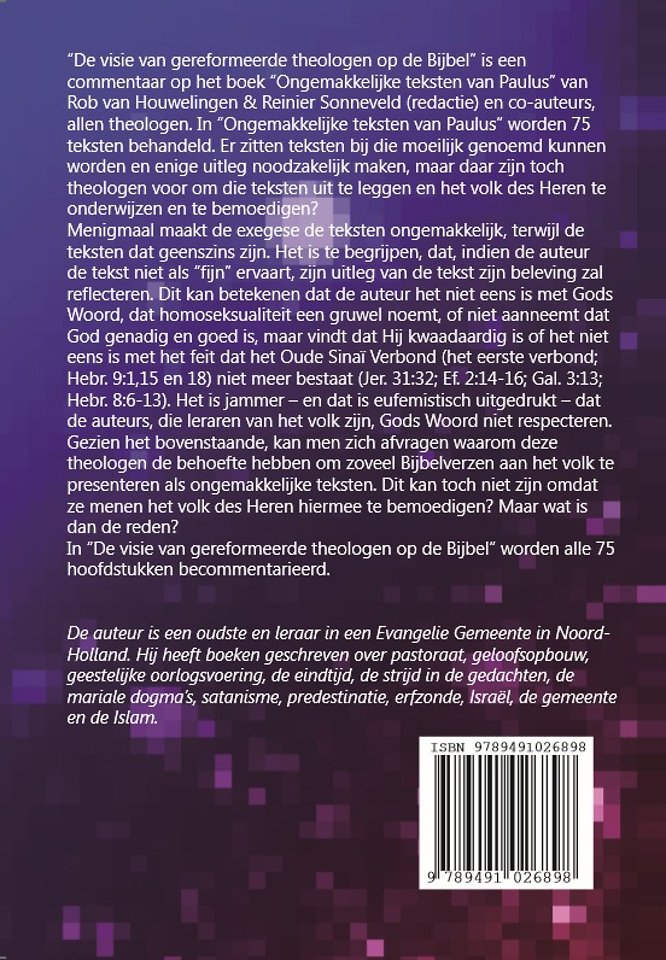 De visie van gereformeerde theologen op de Bijbel