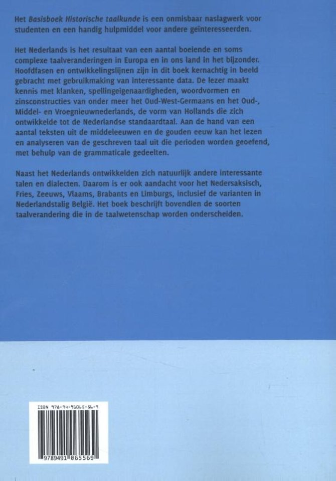 Basisboek historische taalkunde