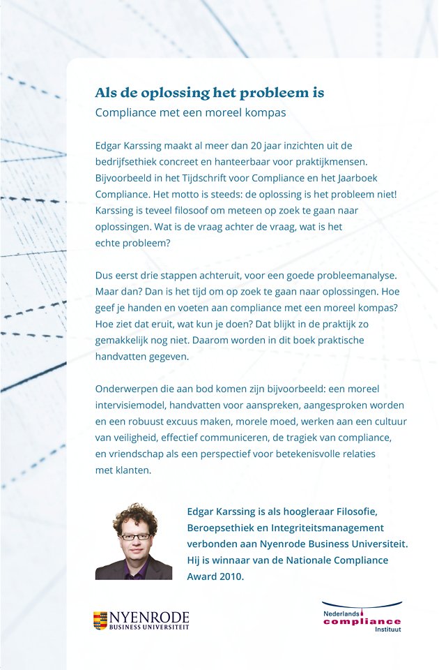 Als de oplossing het probleem is