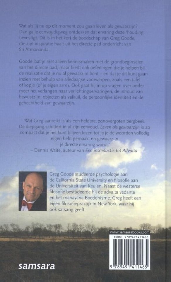 Leven als gewaarzijn