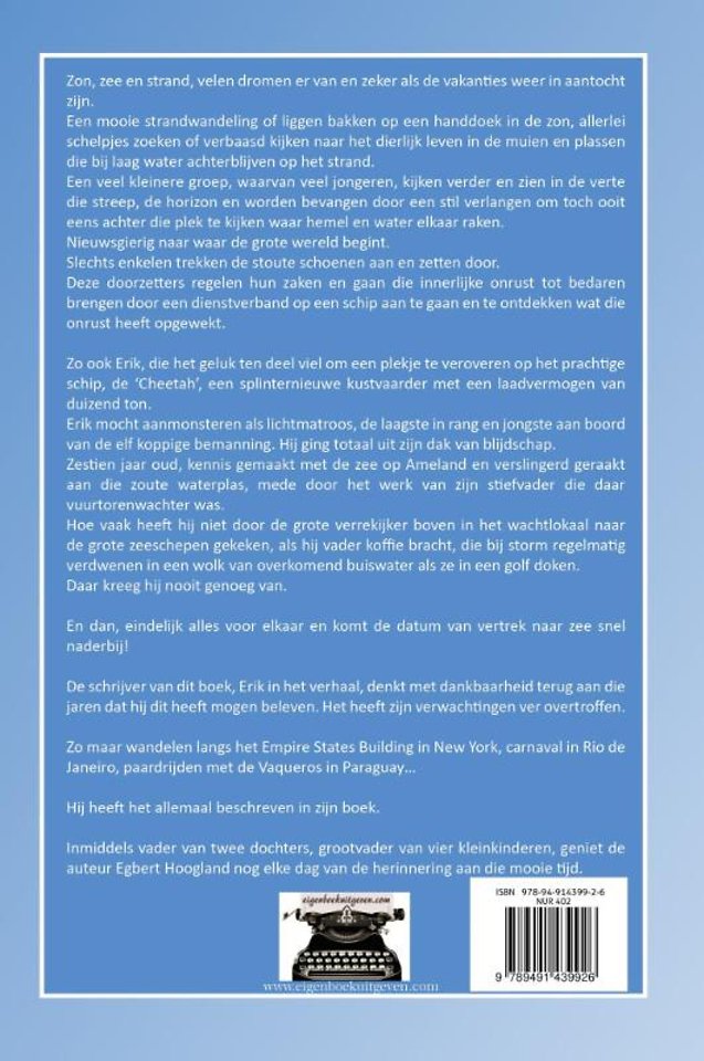 Met MS Cheetah zuidwaarts