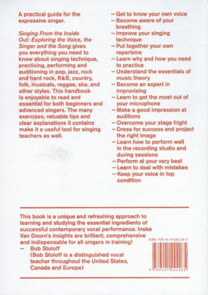 Singing from the inside out