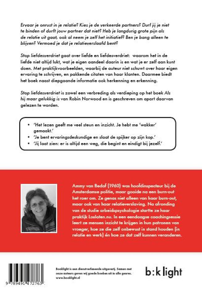 Stop liefdesverdriet