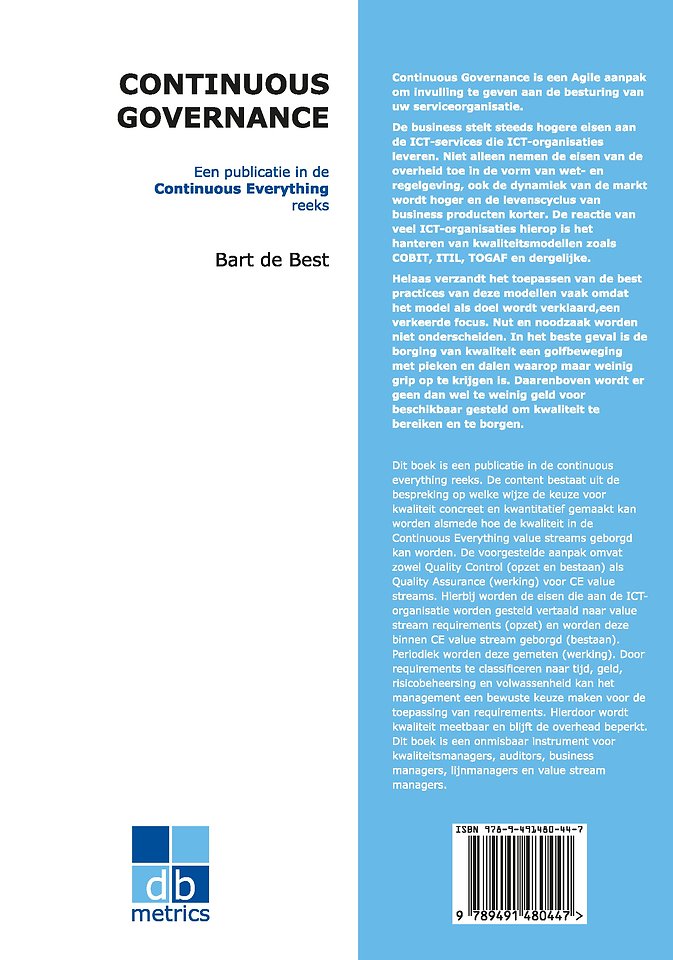 Continuous Governance