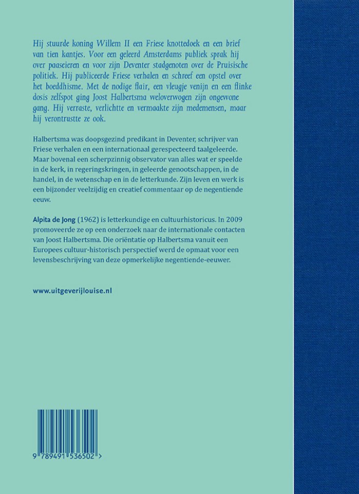 Joost Halbertsma 1789-1869 een biografie