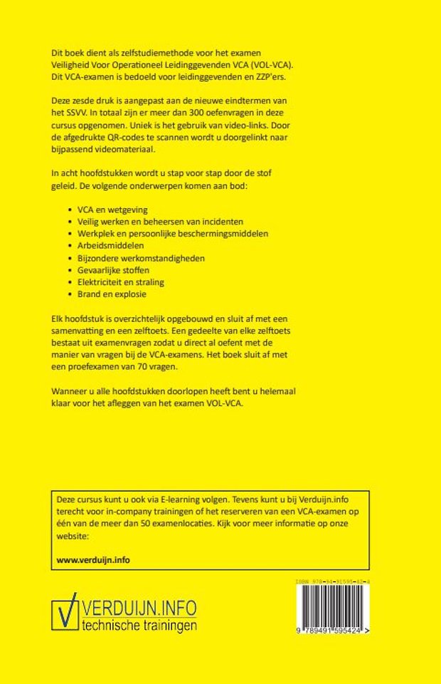 Veiligheid voor Operationeel Leidinggevenden VCA