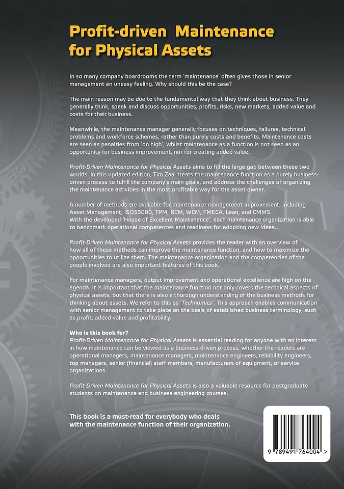 Profit-driven Maintenance for Physical Assets