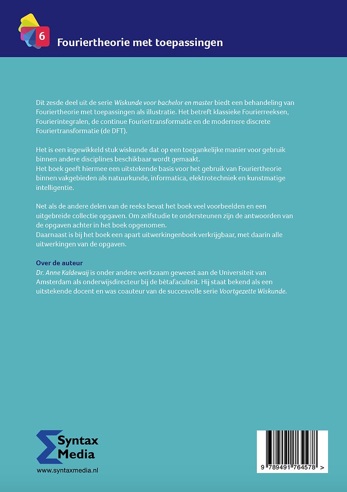 Fouriertheorie met toepassingen
