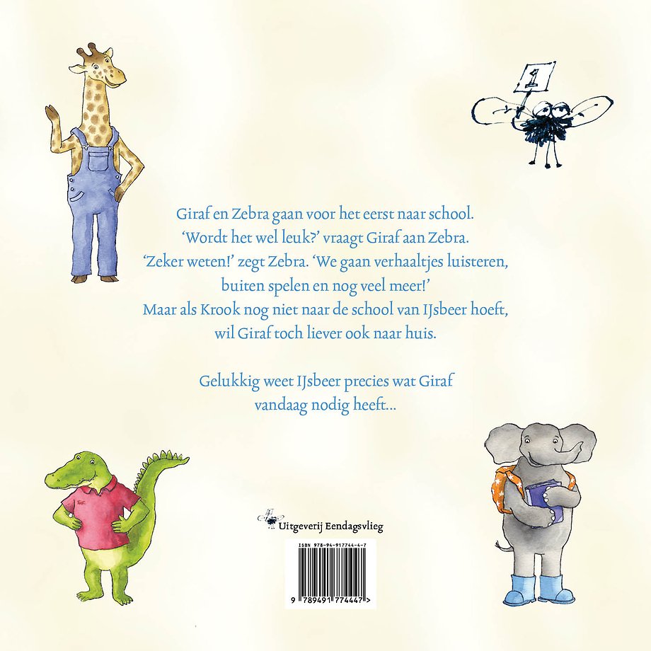 Giraf gaat naar school